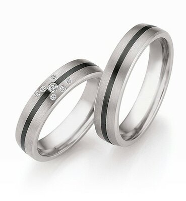 Titanium ringen met zirconium