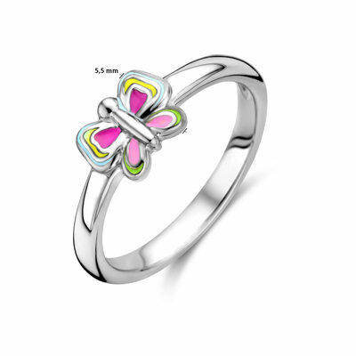 ring vlinder emaille