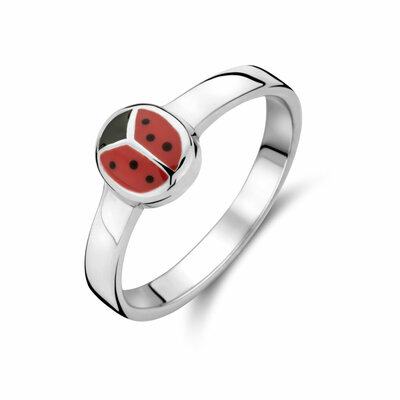 ring lieveheersbeestje emaille