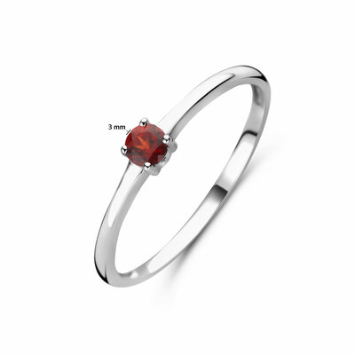 ring met geboortesteen granaat januari