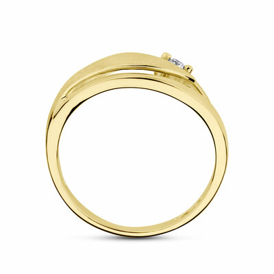 ring poli/mat diamant 0.04ct h si
