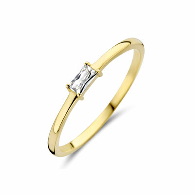 ring met geboortesteen zirkonia april
