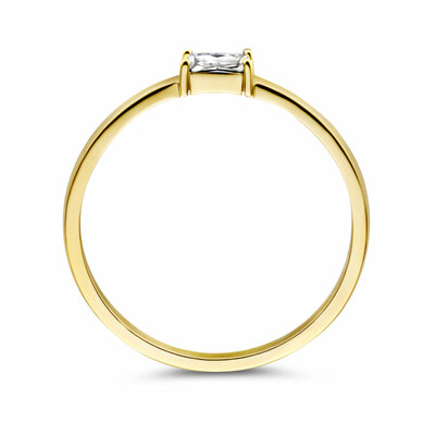 ring met geboortesteen zirkonia april