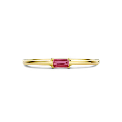 ring met geboortesteen robijn juli