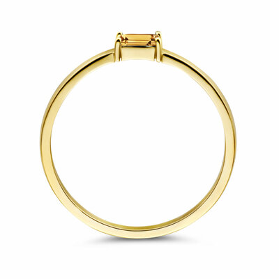 ring met geboortesteen citrien november