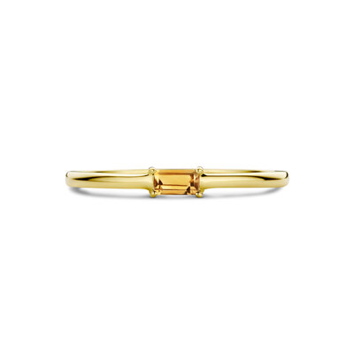 ring met geboortesteen citrien november