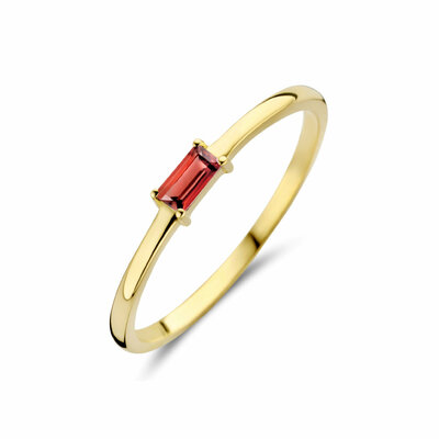 ring met geboortesteen granaat januari