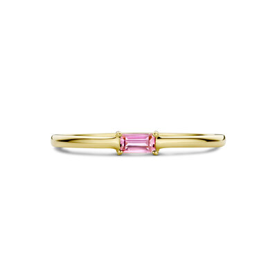 ring met geboortesteen toermalijn oktober