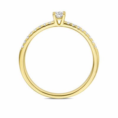 aanzoeksring diamant 0.30ct h si
