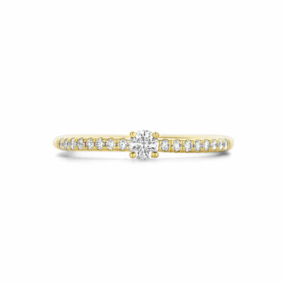 aanzoeksring diamant 0.30ct h si