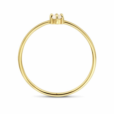 ring met geboortesteen maansteen juni