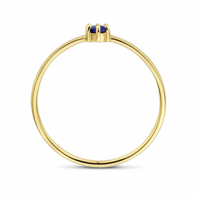 ring met geboortesteen saffier september