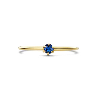 ring met geboortesteen saffier september