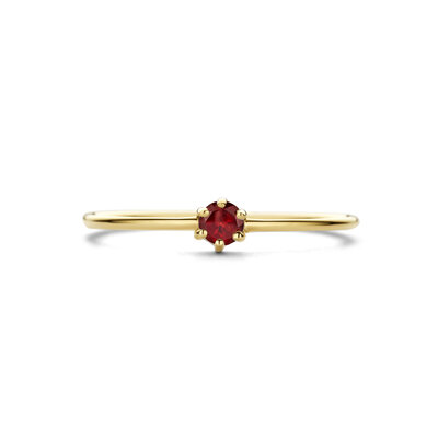 ring met geboortesteen granaat  januari