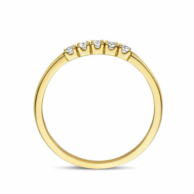 memoire ring diamant 0.15ct h si