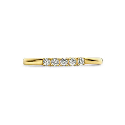 memoire ring diamant 0.15ct h si