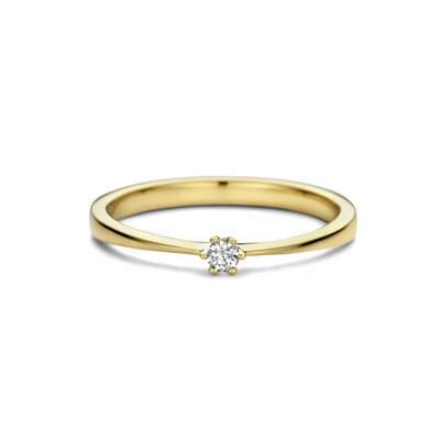 aanzoeksring diamant 0.05ct h si