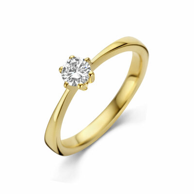 aanzoeksring diamant 0.25ct h si