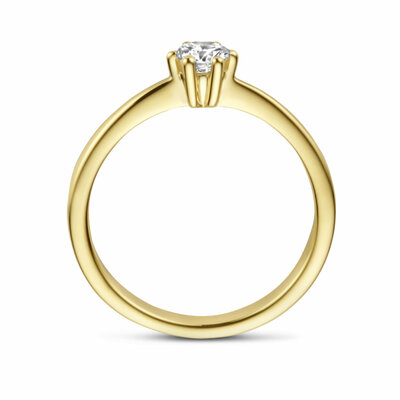aanzoeksring diamant 0.25ct h si