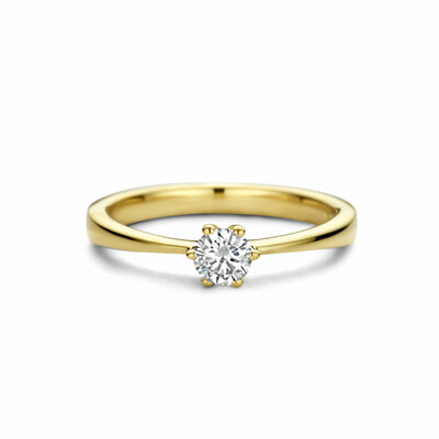 aanzoeksring diamant 0.25ct h si