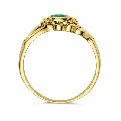 vintage ring smaragd