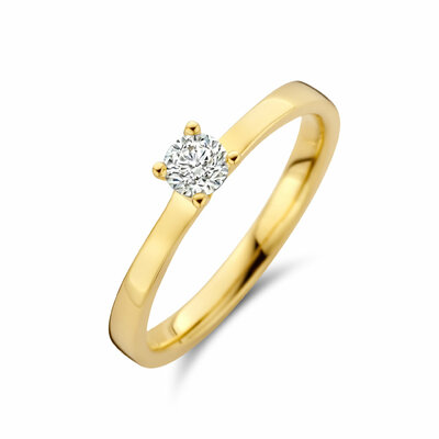 ring diamant 0.25ct h si