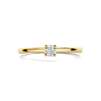 ring diamant 0.15ct h si