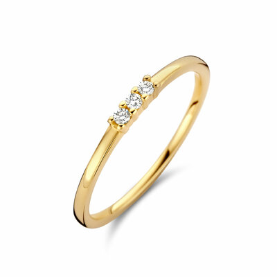 ring trilogie diamant 0.05ct h si