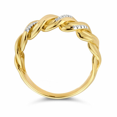 ring diamant 0.04ct h si