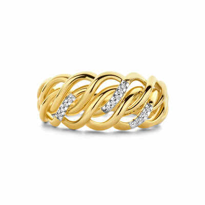 ring diamant 0.04ct h si