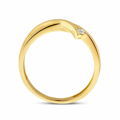 ring diamant 0.06ct h si