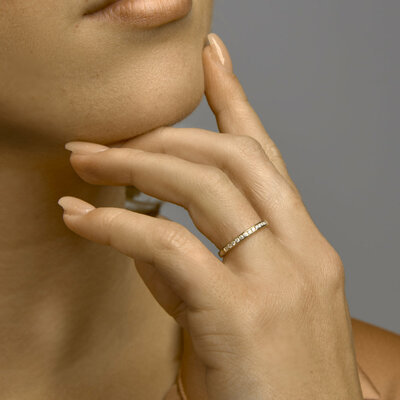 ring diamant 0.25ct h si