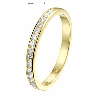 ring diamant 0.25ct h si