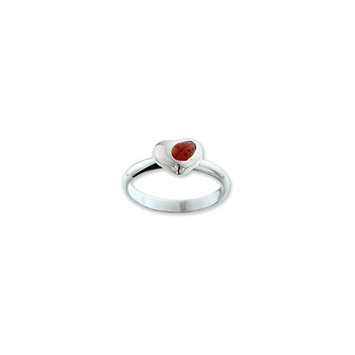 ring lieveheersbeestje hart
