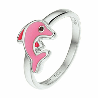 ring dolfijn emaille