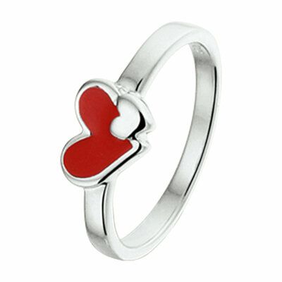 ring hartjes emaille