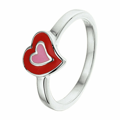 ring hart emaille