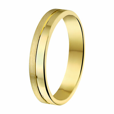 ring a407 - 4 mm - zonder steen