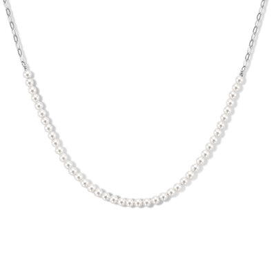 collier synth. parel 3,0 mm