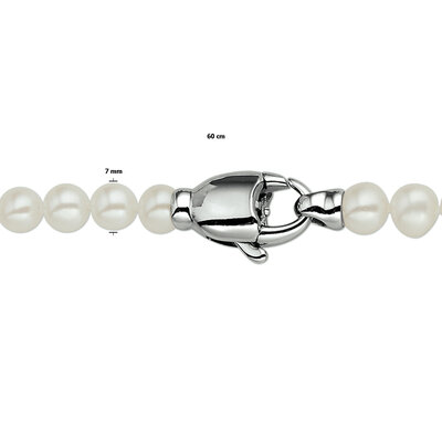 collier parel 6 - 7 mm