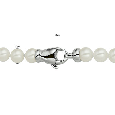 collier parel 7 - 8 mm