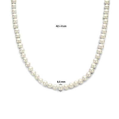 collier parels 8,5 mm