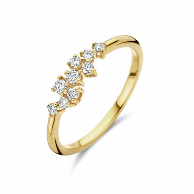 ring diamant 0.21ct h si