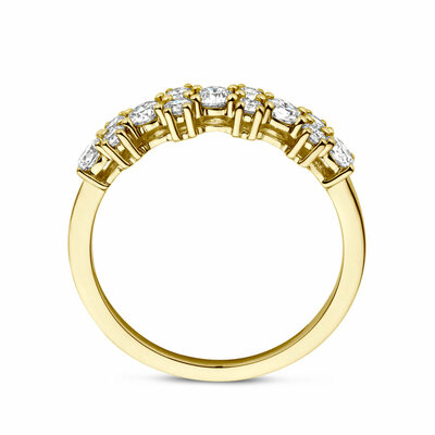 ring diamant 0.83ct h si