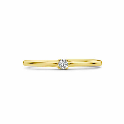 aanzoeksring diamant 0.05ct h si