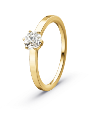 Verlovingsring  solitaire 0,500 ct