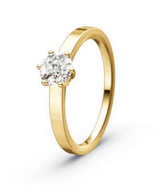 Verlovingsring  solitaire 0,750 ct