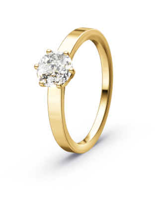 Verlovingsring  solitaire 1,000 ct