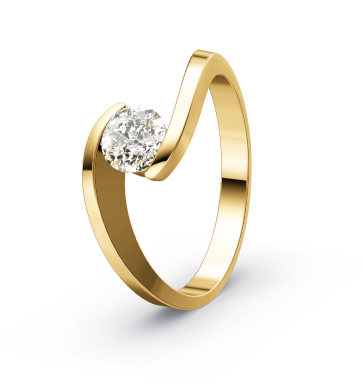 Verlovingsring  solitaire 0.500 ct