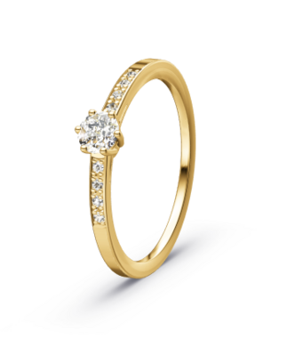 Verlovingsring  solitaire 0.290 ct